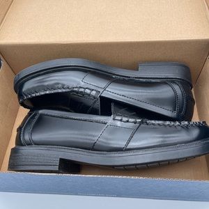 Nunn Bush Men's Lincoln Loafer 7.5 Medium New Dress Shoe Black slip on with box